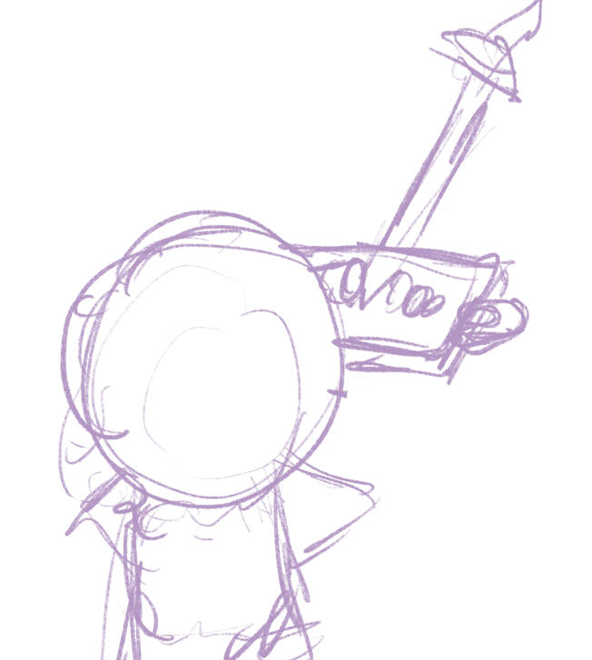 Unfinished Mason Comic where he uses Deireadh to cut sushi