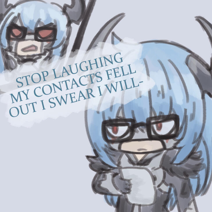 Holstatt lost his contacts